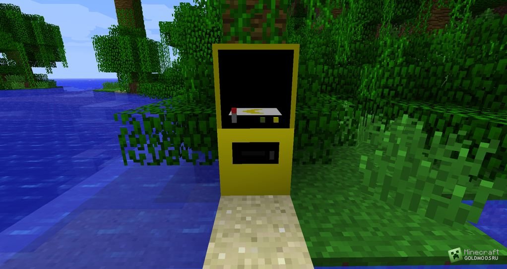 Скачать Игровой автомат с Pacman'ом для minecraft 1.4.7 бесплатно